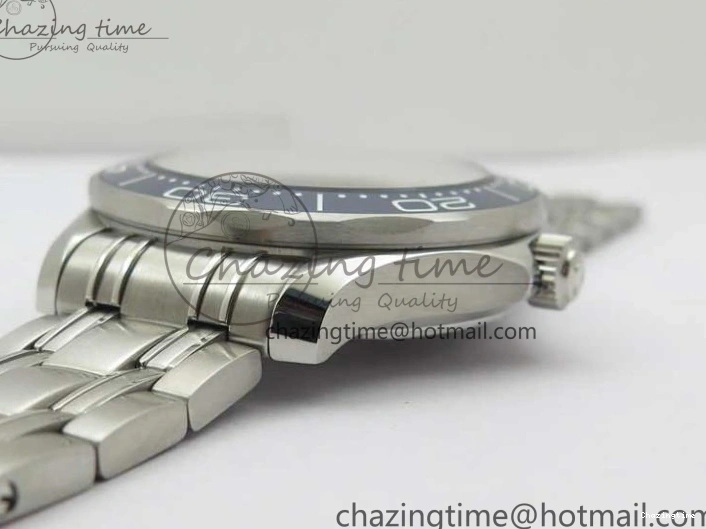 1228 Seamaster Diver 300M ORF 1:1 Best Edition Blue Ceramic Blue Dial on SS Bracelet A Breathable 7869